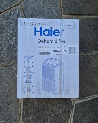 Deumidificatore Haier AG12AA1TAA 12L/24h 39dB