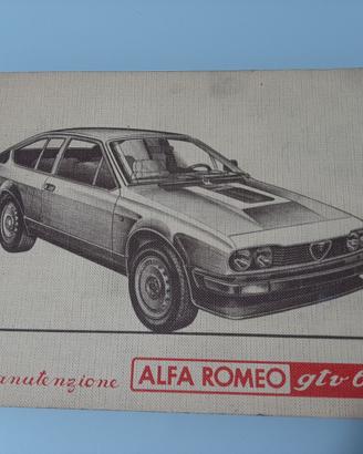 ALFA ROMEO GTV 6 2.5  USO E MANUTENZIONE ORIGINALE