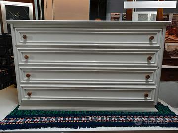 cassettone smaltato bianco 