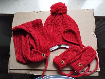 Cappello, guanti scaldacollo bimbo/a 1-2 anni