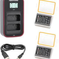 Caricabatteria + 2 batterie NUOVE
Olympus