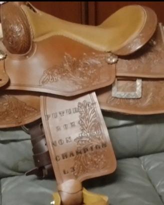 sella western only americana cavalli equitazione 