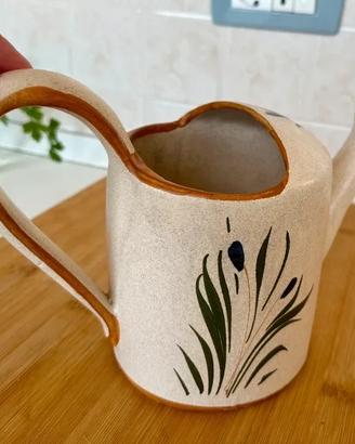 Annaffiatoio decorativo in ceramica vintage