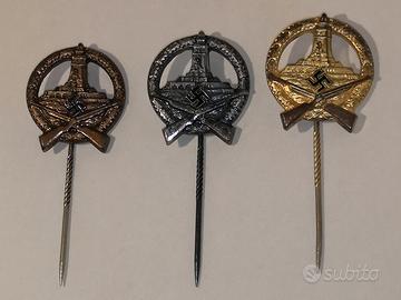 Trittico completo DRKB veterani tedeschi 1 G.M.