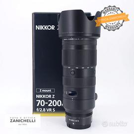 Nikon Z 70-200 f2.8 VR S Nital Usato (G375)