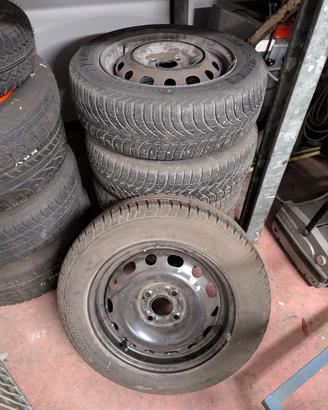 Set cerchi in ferro 14 Opel
