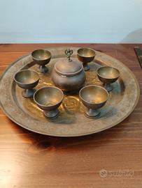 Servizio in Ottone Marocchino