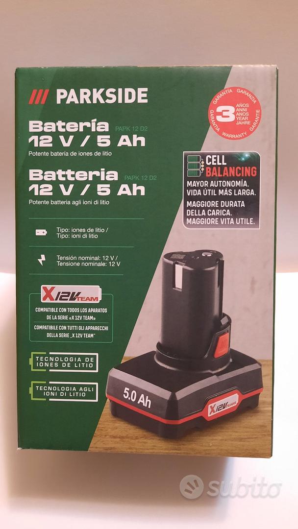 Nuova Batteria da 5Ah X12V TEAM PARKSIDE - Giardino e Fai da te In vendita  a Perugia