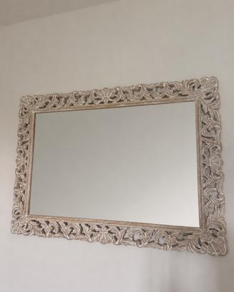 Specchio cornice shabby chic 110x79