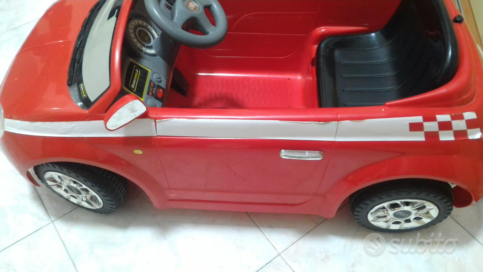 Fiat 500 Motorama Jr baby car a batteria rossa - Tutto per i bambini In  vendita a Frosinone
