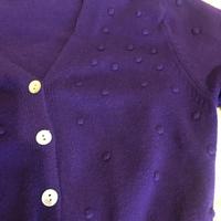 Maglioncino viola a vita stretta