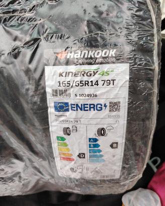 4 pneumatici hankook 4 stagioni 165/60r14