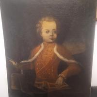 Dipinto antico del 700 ritratto