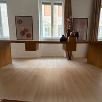 Grande Tavolo di Lusso-Noce & Acciaio