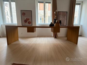 Grande Tavolo di Lusso-Noce & Acciaio