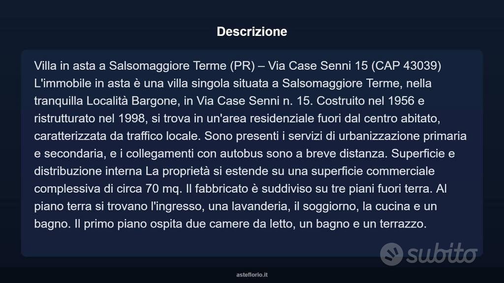 Casa – Salsomaggiore Terme, Bargone - Vista 5