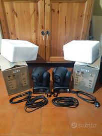 Teste mobili effetti luce led dj feste discoteca