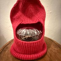 Balaclava in 100% Cashmere colore viola