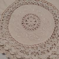 Copriletto antico in lino