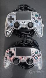 2 Controller Joystick Nacon Trasparente PS4 