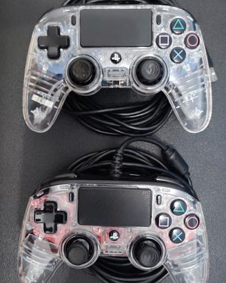 2 Controller Joystick Nacon Trasparente PS4 