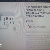 Kit pompa EASY FLOW + Canalina OPTIMA  TECNOSYSTEM