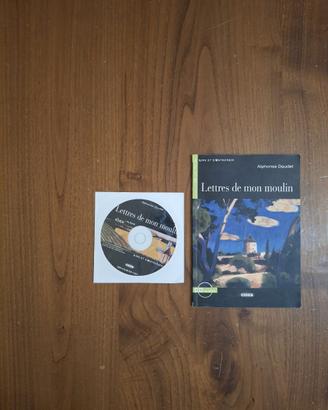 Libro in francese "Lettres de mon moulin" + CD