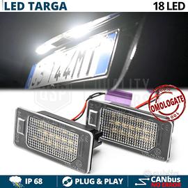 Placche Luci Targa LED per SKODA 6.500K Canbus