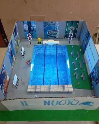 Plastico con illuminazione Led funzionante.