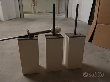 3 scopini wc nuovi