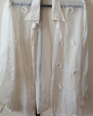 camicia trasparente 