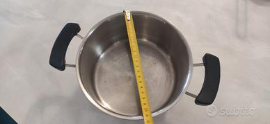 Pentola acciaio inox 21cm + coperchio