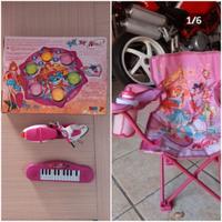 Vespa,tappeto dance,draietta c borrac,pianola WINX