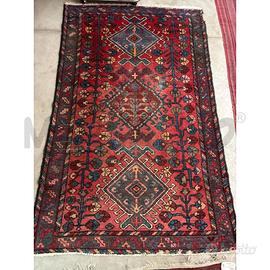 TAPPETO PERSIANO LANA ROSSA 3 ROMBI 195X120