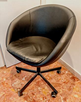 POLTRONA GIREVOLE SKUVSTA IKEA - Come Nuova