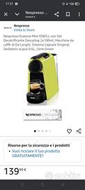 macchina caffe NESPRESSO 