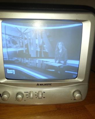 Tv portatile 7 pollici con radio Majestic