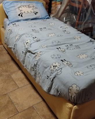 Letto singolo con 2⁰ letto estraibile