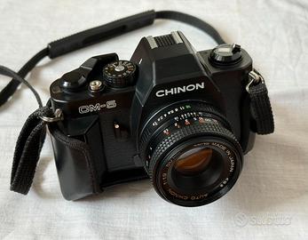 Fotocamera Reflex CHINON CM5+obbiettivo 50mm 1:19