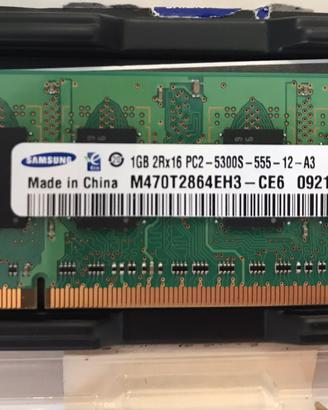 MEMORIA SO DIMM DDR2 SAMSUNG 1GB