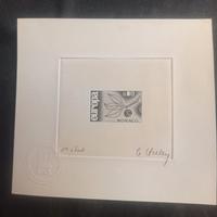 FRANCOBOLLO (MONACO) *EUROPA CEPT* PROVA D'ARTISTA