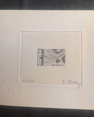 FRANCOBOLLI (MONACO) *EUROPA CEPT* PROVA D'ARTISTA