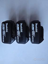 3X Batterie Makita 18V 5Ah Li-Ion NUOVE 