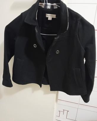 Giacca bimba nera Burberry 