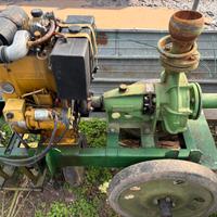 Pompa irrigazione caprari con motore diesel