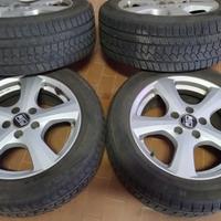 cerchi lega gomme 205 55 16 invernali opel 5x110