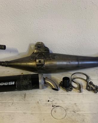 Marmitta malossi curva bassa senza staffa