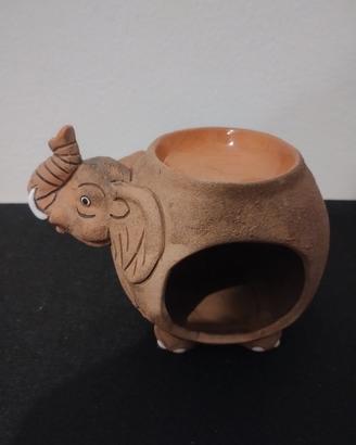 Elefante da collezione brucia incensi