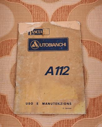 Libro uso manutenzione A112