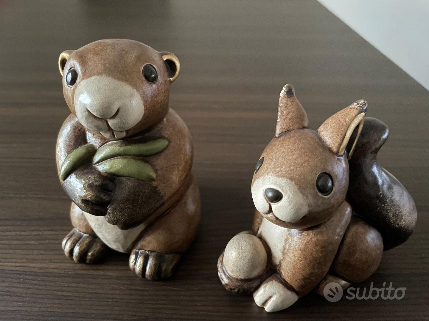 Animali del bosco THUN castoro+scoiattolo Collezionismo In